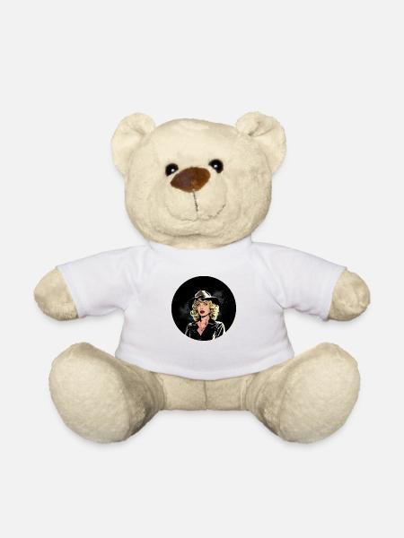 Agent rétro - Nounours - blanc
