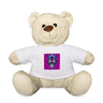 black gift love drawing fingers - Teddy - Weiß - Vorne