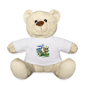 Bird - Teddy Bear - white - Front