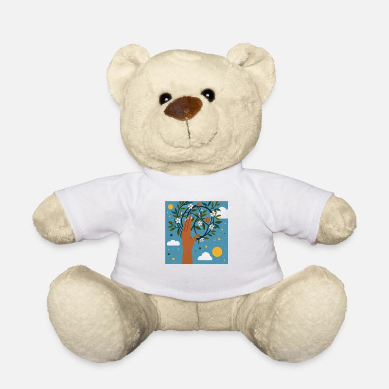 Nachhaltige Welt - Teddy - Weiß