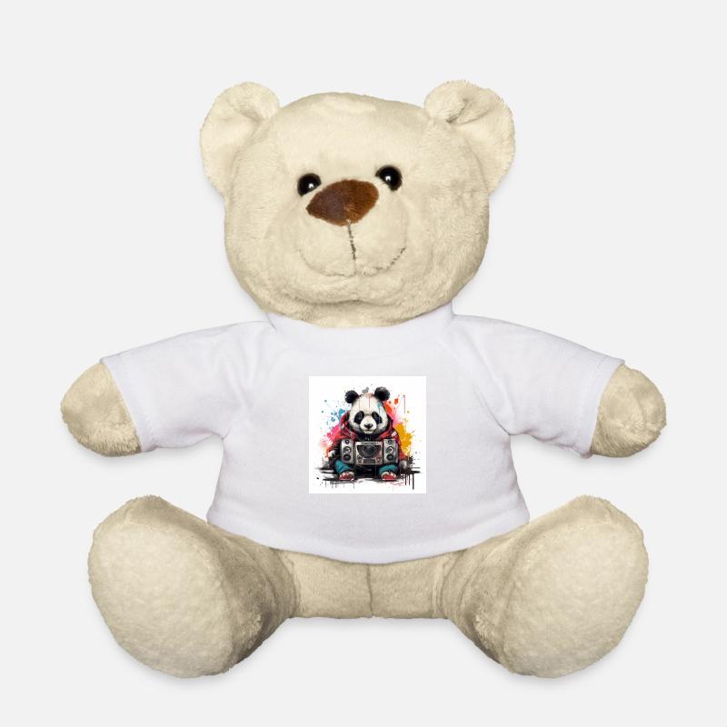 Boom Music Panda - Teddy - Weiß