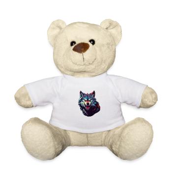 Wolf - Teddy Bear - white - Front