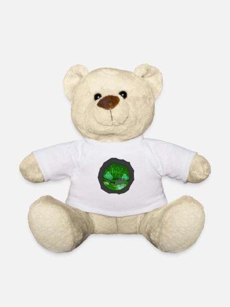 Surreale Höhlenwelt - Teddy - Weiß