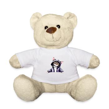 Propriétaire de chat domestique chat chaton de compagnie - Nounours - blanc - Devant