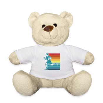 Rugby Player - Teddy Bear - white - Front