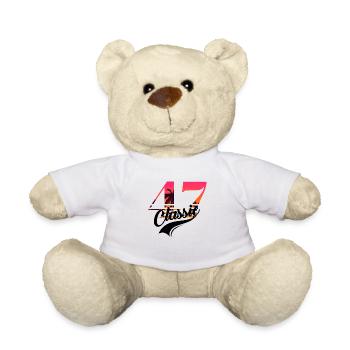 Vintage 1947-47th anniversary - Teddy Bear - white - Front