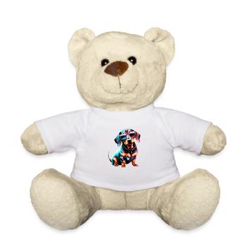 Teckel Chien Teckel Chippy Dogs Propriétaire de chien - Nounours - blanc - Devant