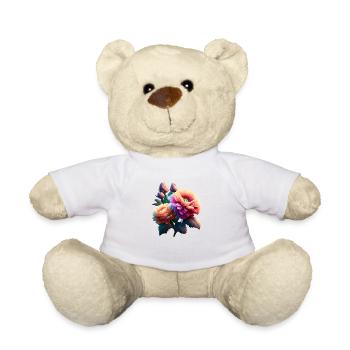 Flower Gift, Flowers, Garden, Home Gardener, Gardener - Teddy Bear - white - Front