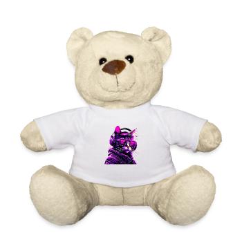 Techno Cat Néon - Nounours - blanc - Devant
