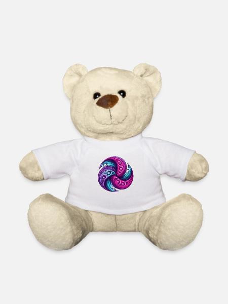 Heliotriskel Keltisches Herz von Breizh - Teddy - Weiß