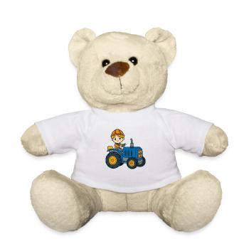 Tracteur Jeunes Enfants - Nounours - blanc - Devant
