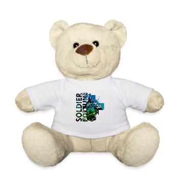 Soldat, Fortune, Militaire, Armée, Guerre, Cool, Marine, Combat - Nounours - blanc - Devant