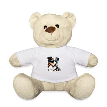 Australian Shepherd Dog Dog Puppy Dogs - Teddy Bear - white - Front