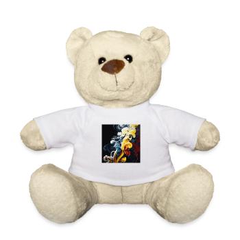 Rauchende Blume (Kunstwerksammlung) - Teddy - Weiß - Vorne
