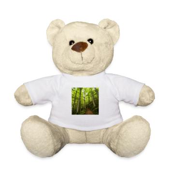 Smaragdgrne Dschungel - Teddy - Weiß - Vorne