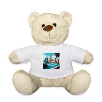 Escape over water (Miami Collection) - Teddy - Weiß - Vorne