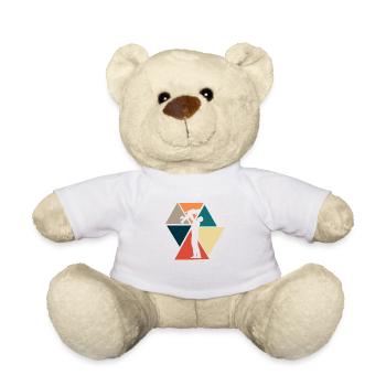 Vintage Retro Papa - Papa Geschenkidee - Teddy - Weiß - Vorne