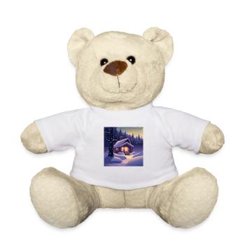 Hütte im Wald - Teddy - Weiß - Vorne