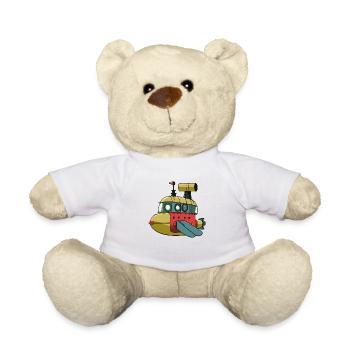 Yellow Submarine - Teddy Bear - white - Front