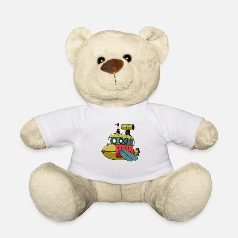 Gelbes U-Boot - Teddy - Weiß