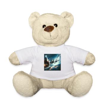 Weihnachtlicher Nikolausdruck - Geschenkidee - Teddy - Weiß - Vorne
