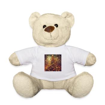 Weihnachtsbaum Druck auf Accessoires - Teddy - Weiß - Vorne