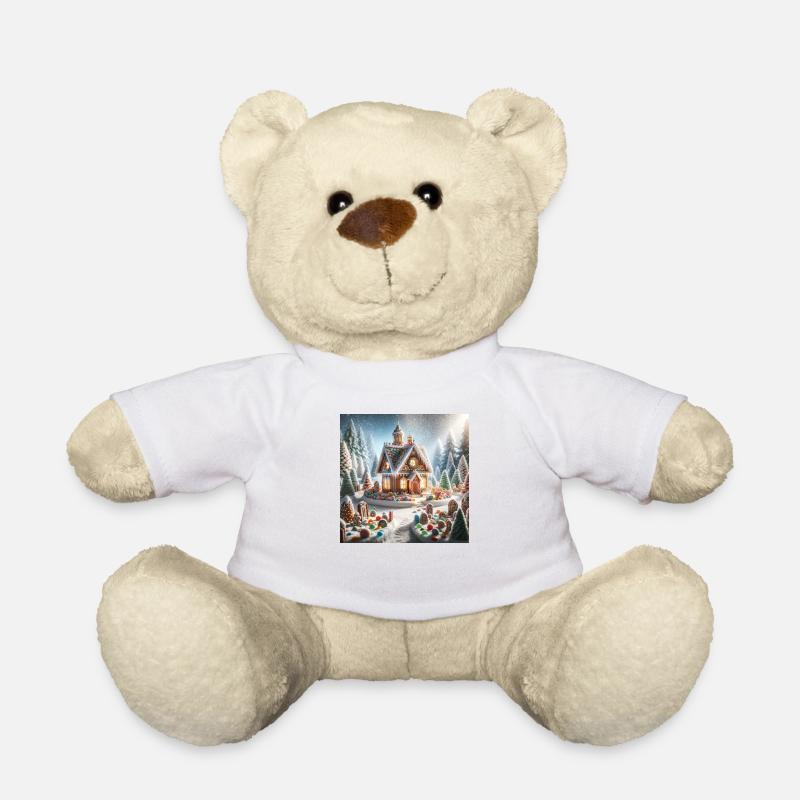 Weihnachtliche Leckereien - Weihnachtsgeschenkidee - Teddy - Weiß