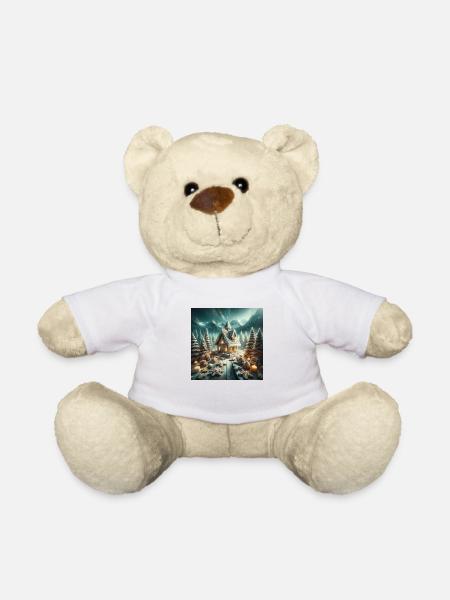 Weihnachtliche Leckereien - Weihnachtsgeschenkidee - Teddy - Weiß