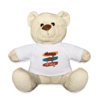 Always Stay Strong - Teddy - Weiß - Vorne