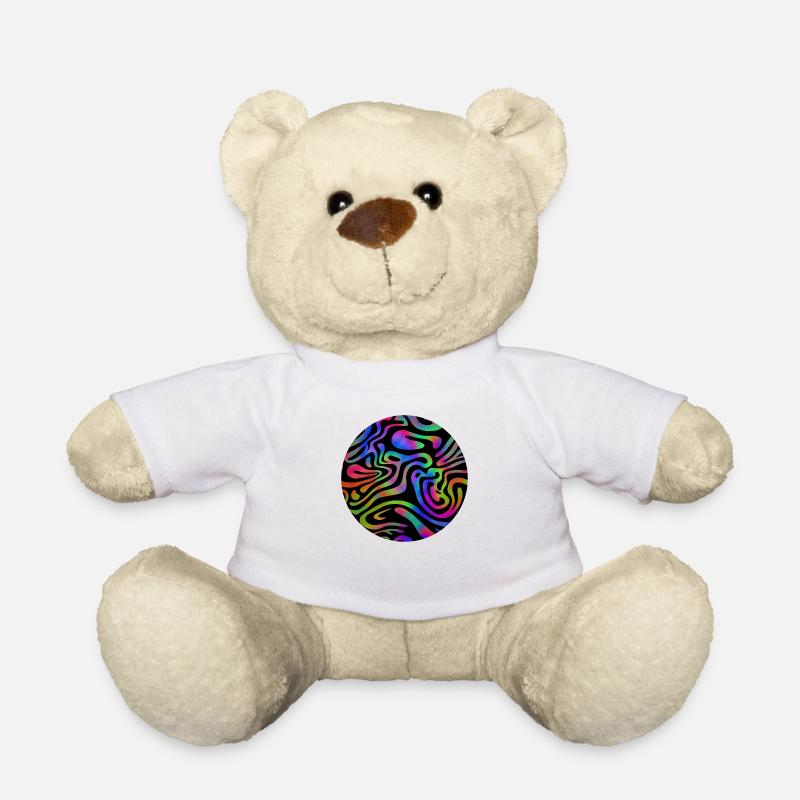 Acid Wave Ästhetische Farben - Teddy - Weiß