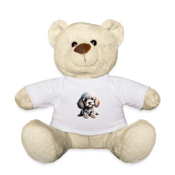 Pudel Hundeliebe Pudelwelpe Hundewelpe Hundehalter - Teddy - Weiß - Vorne