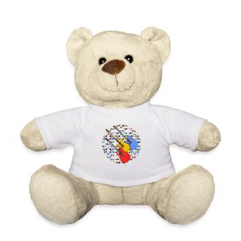 Guitares - Nounours - blanc - Devant