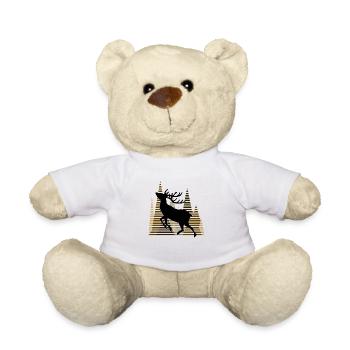 Hirsch - Teddy - Weiß - Vorne