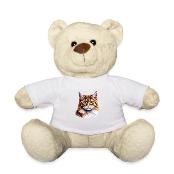 Maine Coon Chaton Chaton Propriétaire Chat Mâle - Nounours - blanc - Devant