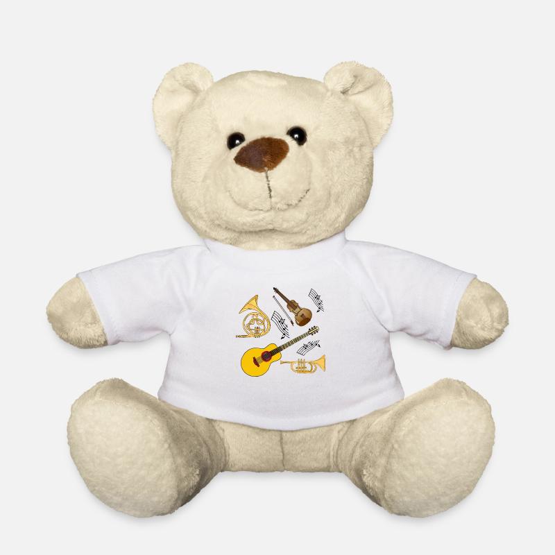 Musikinstrumente - Teddy - Weiß