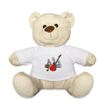 Guitare - Nounours - blanc - Devant