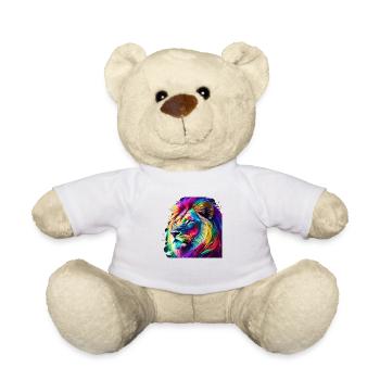 Lion Portrait - Nounours - blanc - Devant