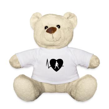 Heartbeat Football 2 (en anglais seulement) - Nounours - blanc - Devant