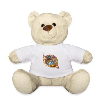 Schnecke - Teddy - Weiß - Vorne