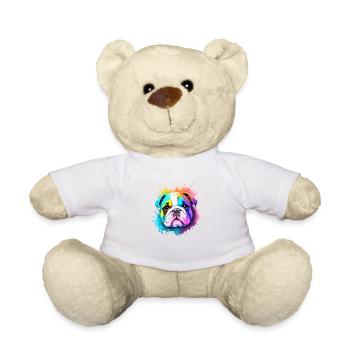 Chiens Propriétaire de chien Bouledogue Chien Propriétaire de chien - Nounours - blanc - Devant