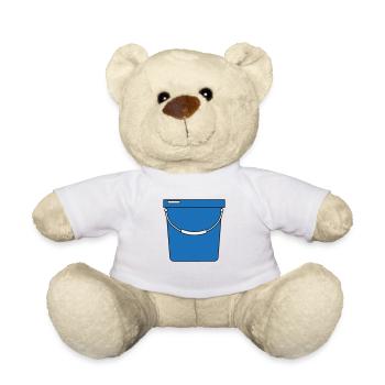 Seau - Nounours - blanc - Devant