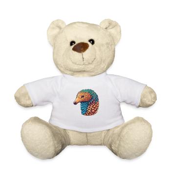 Pangolin - Teddy Bear - white - Front