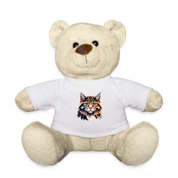 Chaton Maine Coon Chat Propriétaire Chat Mâle - Nounours - blanc - Devant