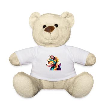 Chat, chat persan, matou domestique, propriétaire de chat - Nounours - blanc - Devant