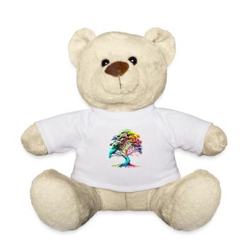 Lebensbaum Keltischer Baum des Lebens Meditation - Teddy - Weiß - Vorne