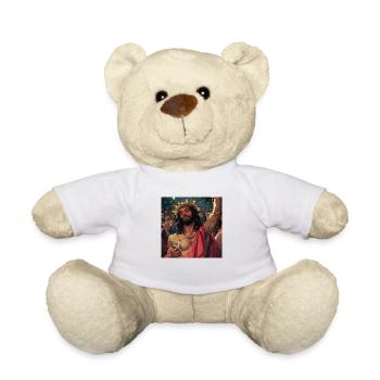 Jésus célèbre - Nounours - blanc - Devant