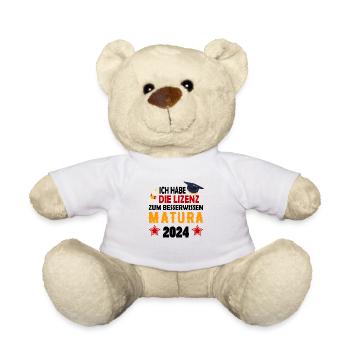 Matura 2024 Maturareise Maturafeier Maturant - Teddy - Weiß - Vorne