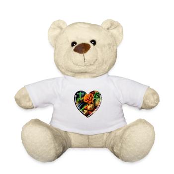 Die Bauern sind gegen die Sparpläne der Regierung - Teddy - Weiß - Vorne