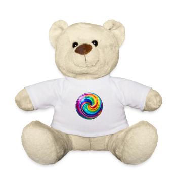 Magic Swirl Marble - Teddy Bear - white - Front