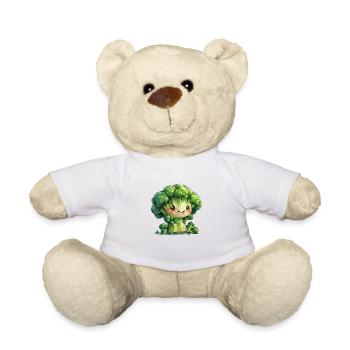Broccoli vegetables - Teddy Bear - white - Front
